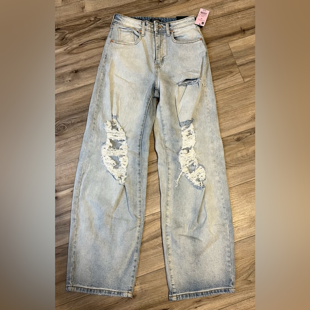 NWT High rise baggy jean